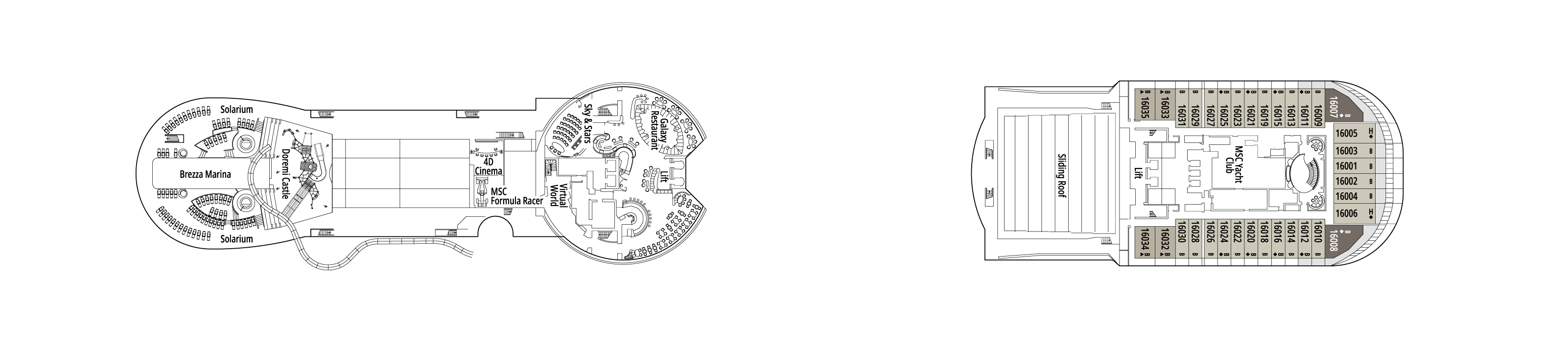 Deck 16 - Acquamarina